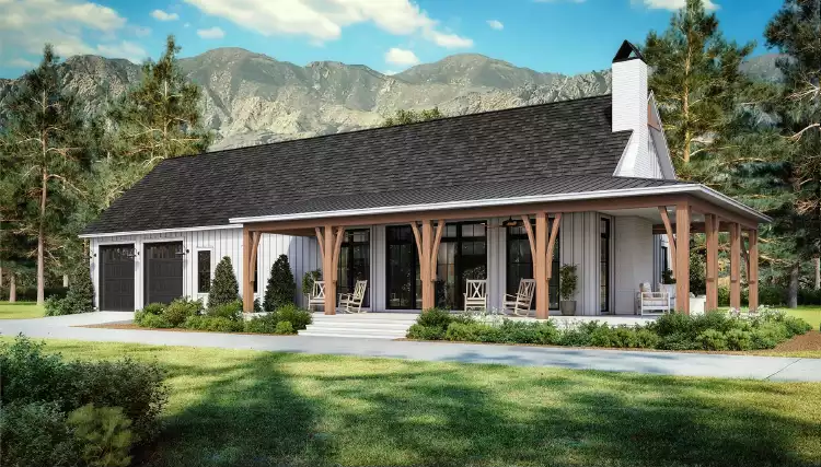 image of barndominium house plan 2975