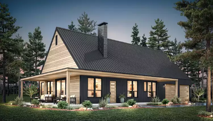 image of scandinavian house plan 10910