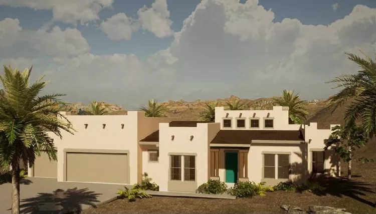 image of spanish house plan 8687