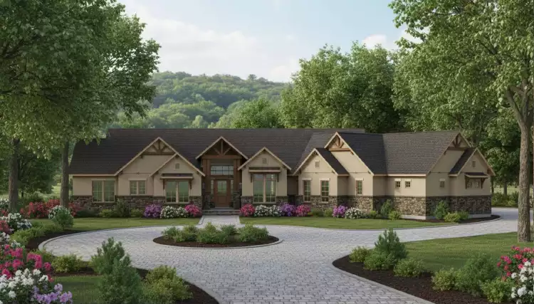 image of southwest house plan 12070