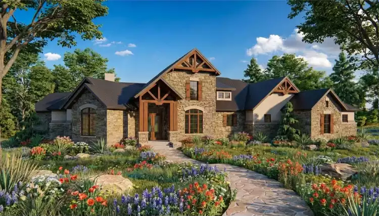 image of craftsman-style house plan 1950