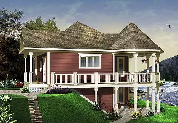 image of canadian house plan 1199