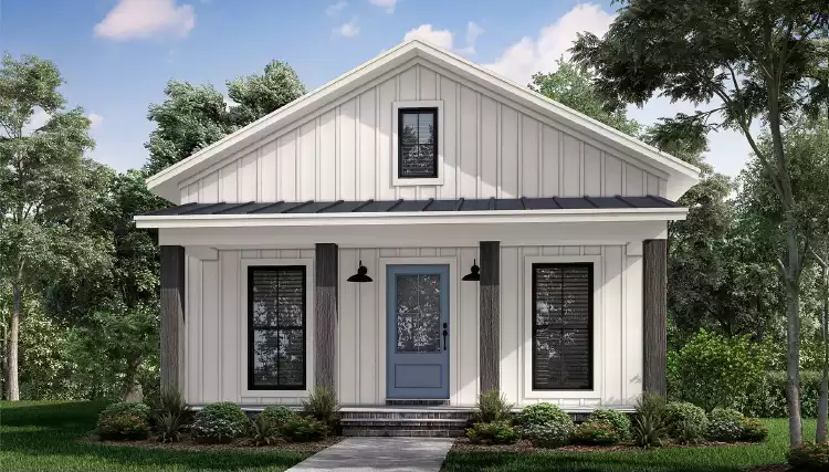 image of georgian & symmetrical house plan 10250