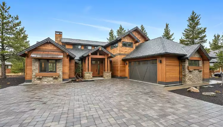 image of log home plan 7450