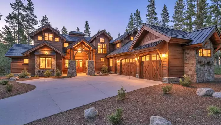 image of cabin plan 9069