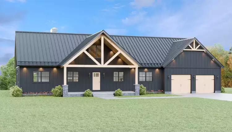 image of 1.5 story house plan 11116