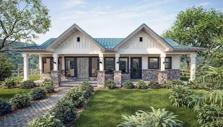 image of bungalow house plan 12392