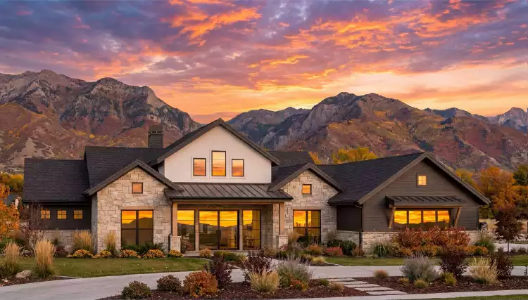 image of french country house plan 5085