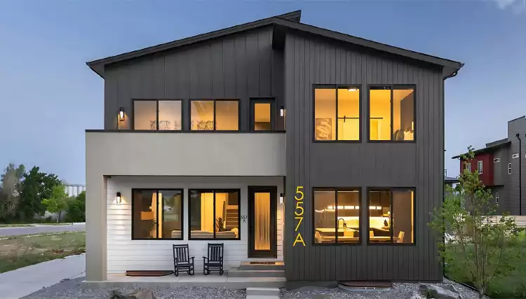 image of duplex house plan 10863