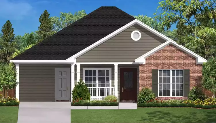 image of bungalow house plan 12286