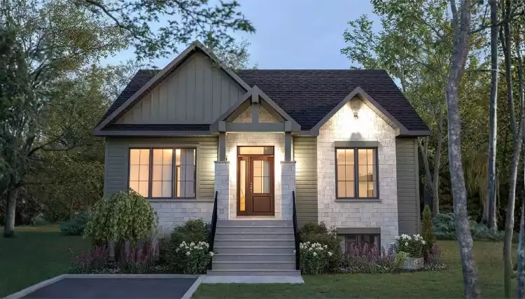 image of bungalow house plan 11758