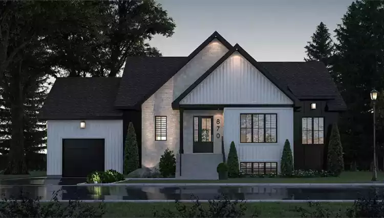 image of bungalow house plan 11742