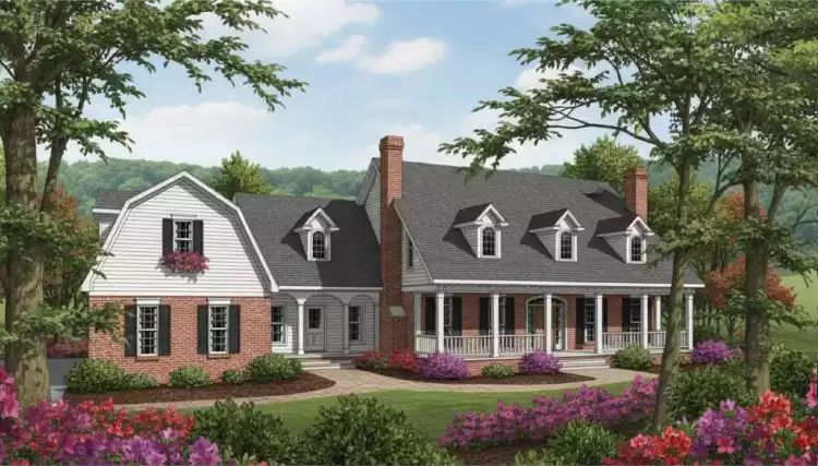 image of 4001 - 4500 square feet house plan 2597