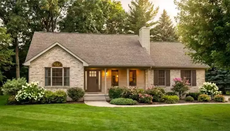 image of colonial house plan 3537