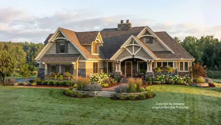 image of cabin plan 9716