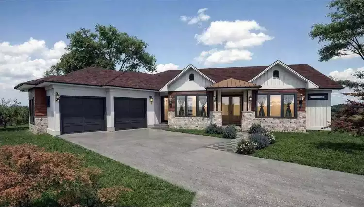 image of bungalow house plan 12376