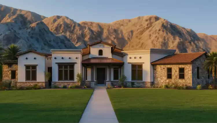 image of spanish house plan 8680