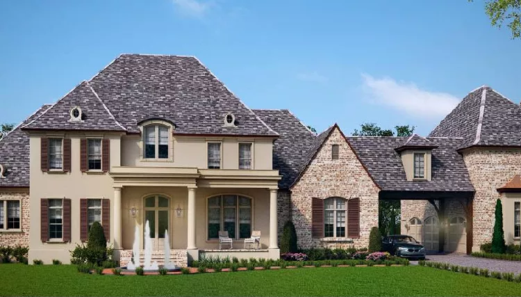 image of tuscan house plan 9623