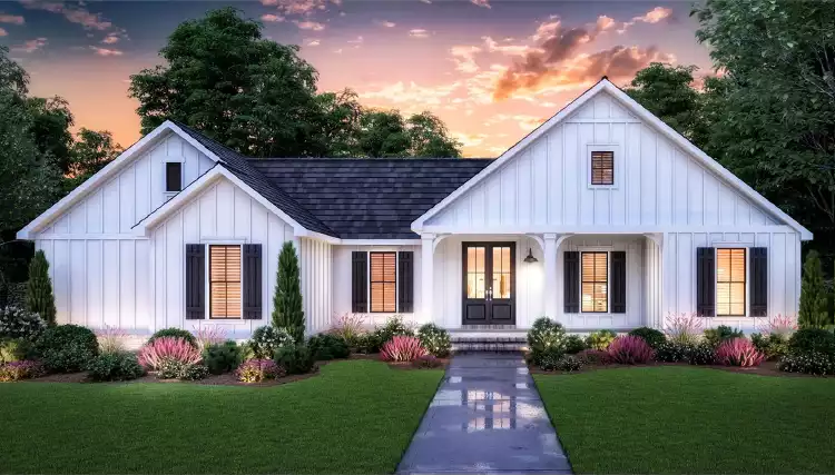 image of 1001 - 1500 square feet house plan 8581