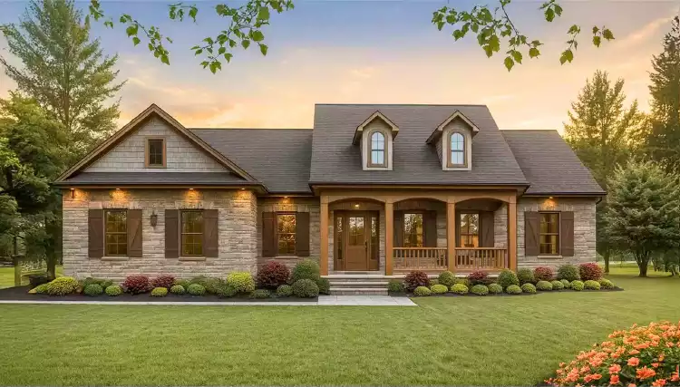 image of cape cod house plan 11210