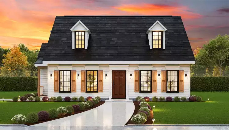 image of cape cod house plan 10912